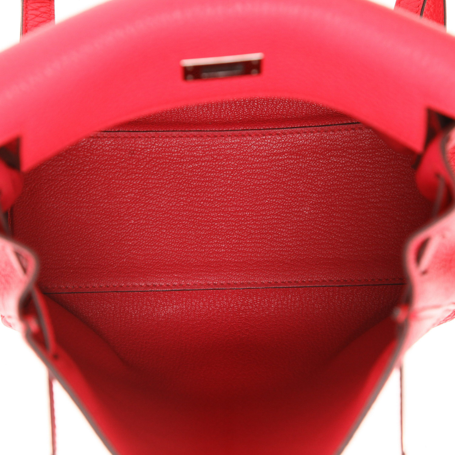 Mochila Hermès  Kelly Ado en cuero togo Rose extrême - Detail D3