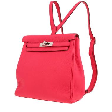 Zaino Hermès  Kelly Ado in pelle togo Rose extrême