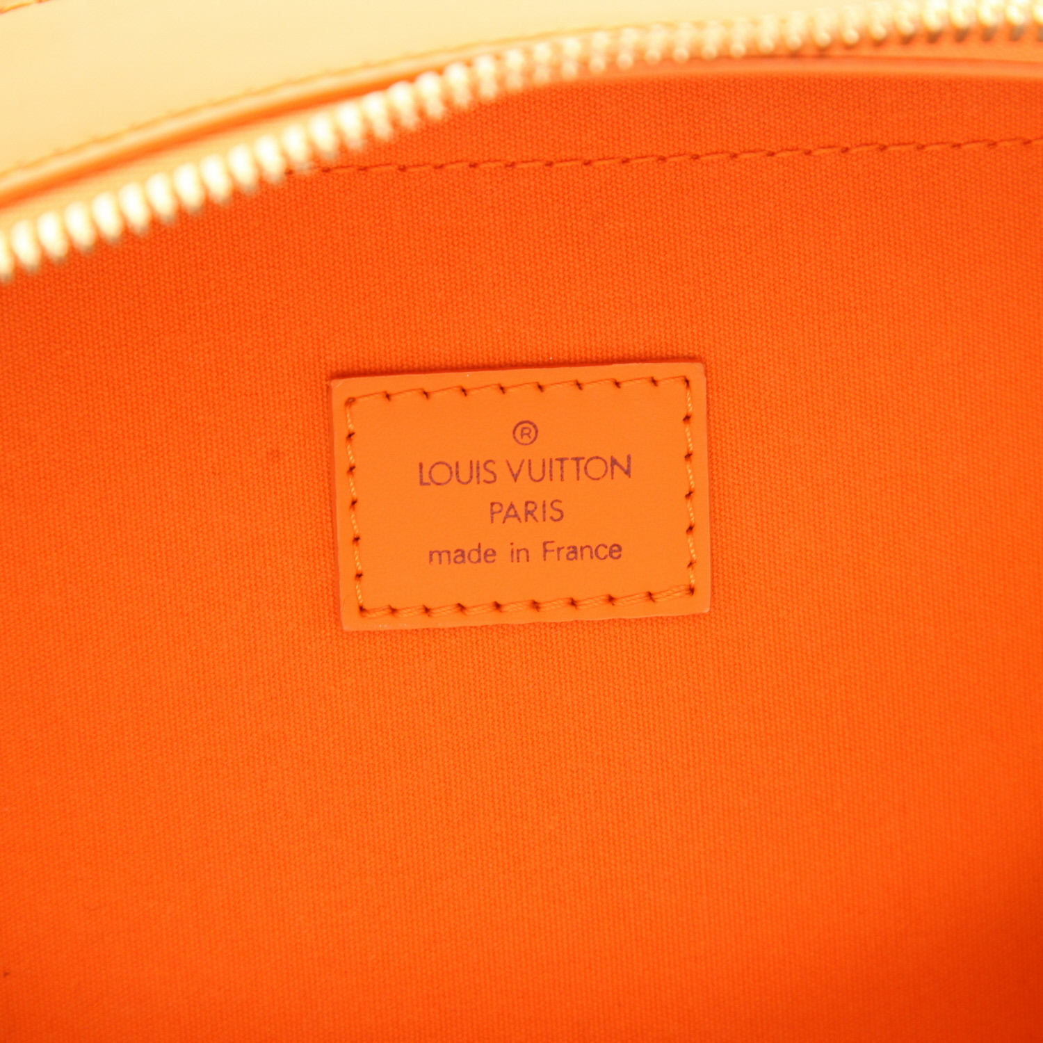 Borsa Louis Vuitton   in pelle Epi arancione - Detail D2