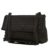 Bottega Veneta  Olimpia shoulder bag  in black intrecciato leather - 00pp thumbnail