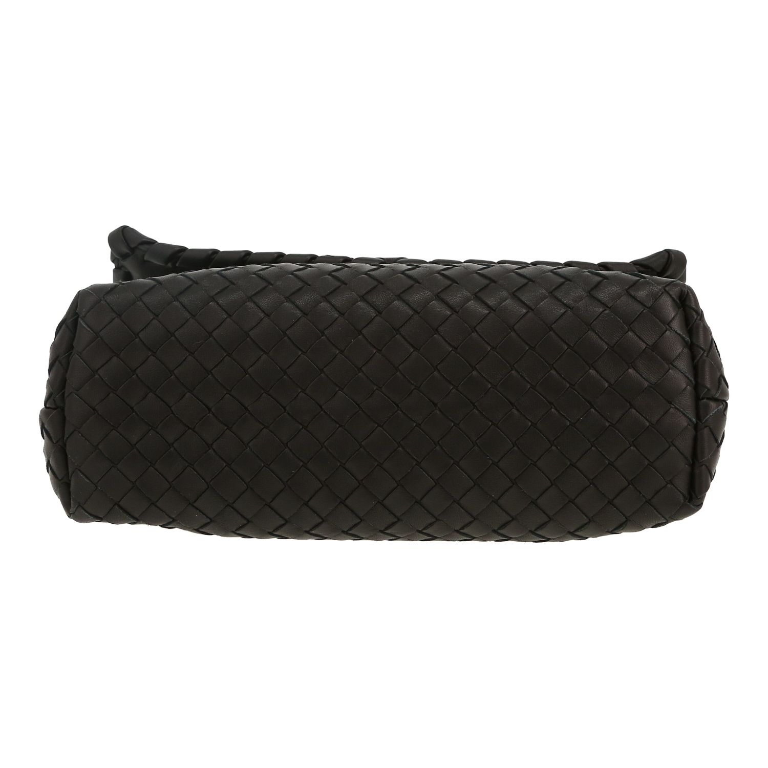 Bottega Veneta  Olimpia shoulder bag  in black intrecciato leather - Detail D1