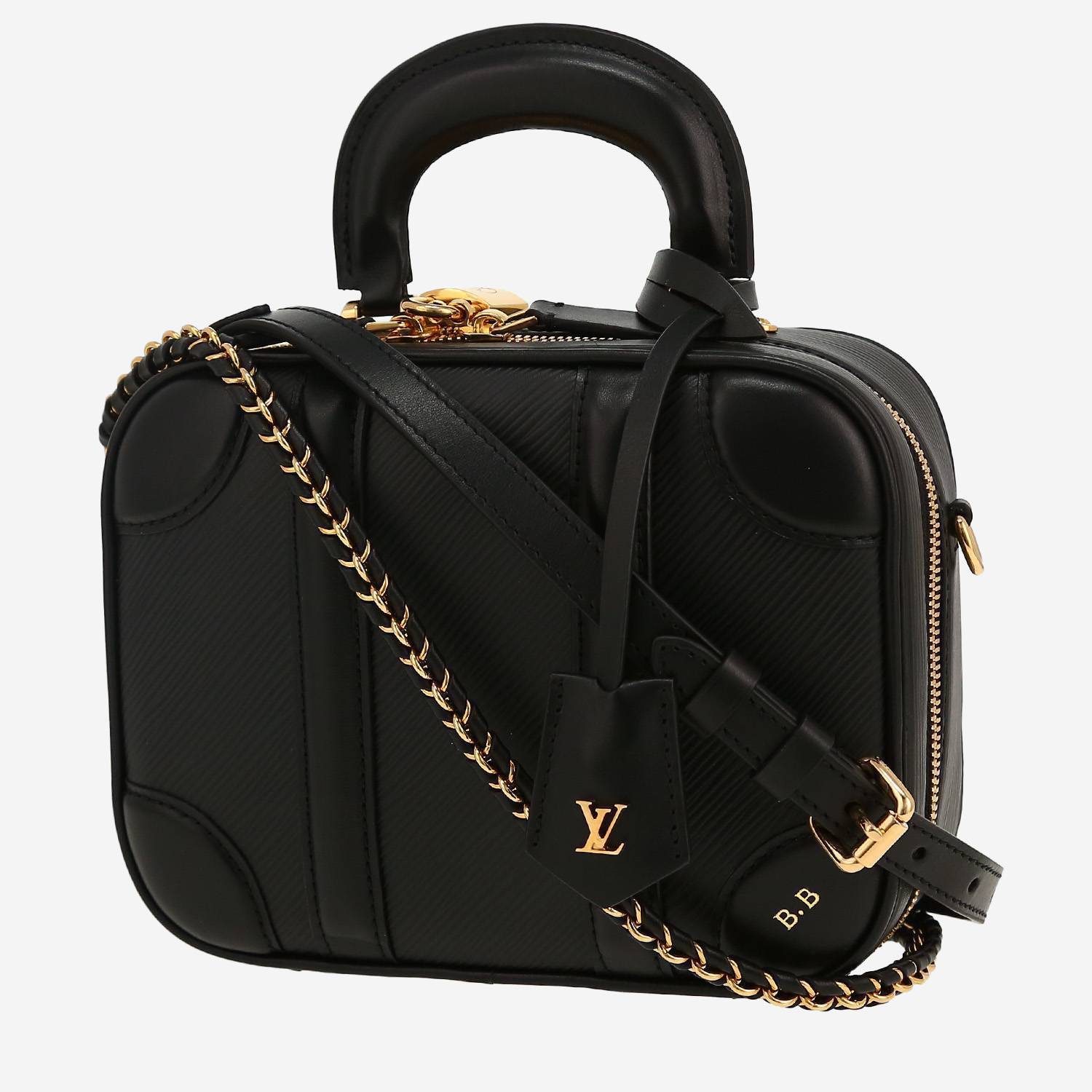 Bolso bandolera Louis Vuitton  Valisette BB en cuero Epi negro