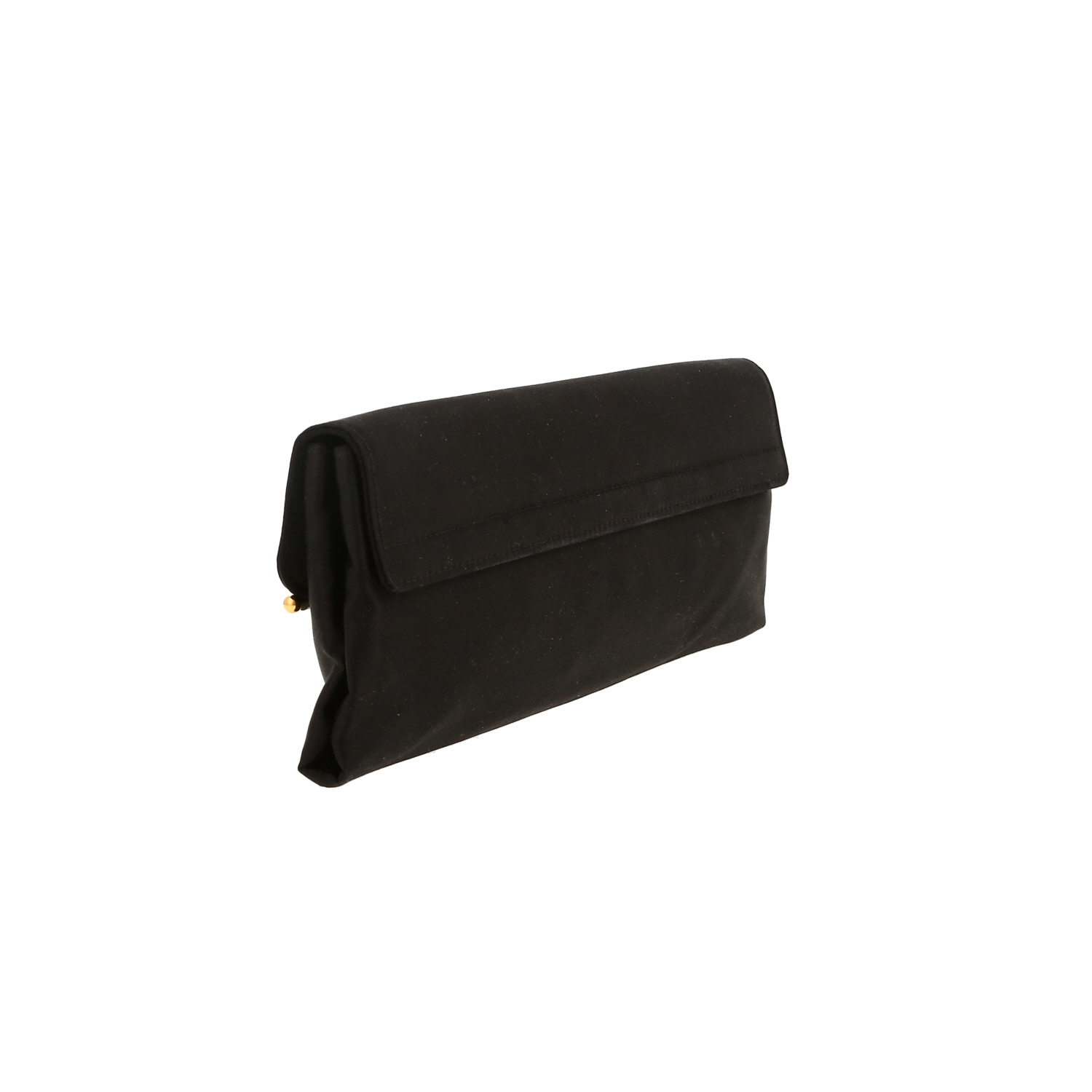 Fendi pouch in black satin - Detail D8