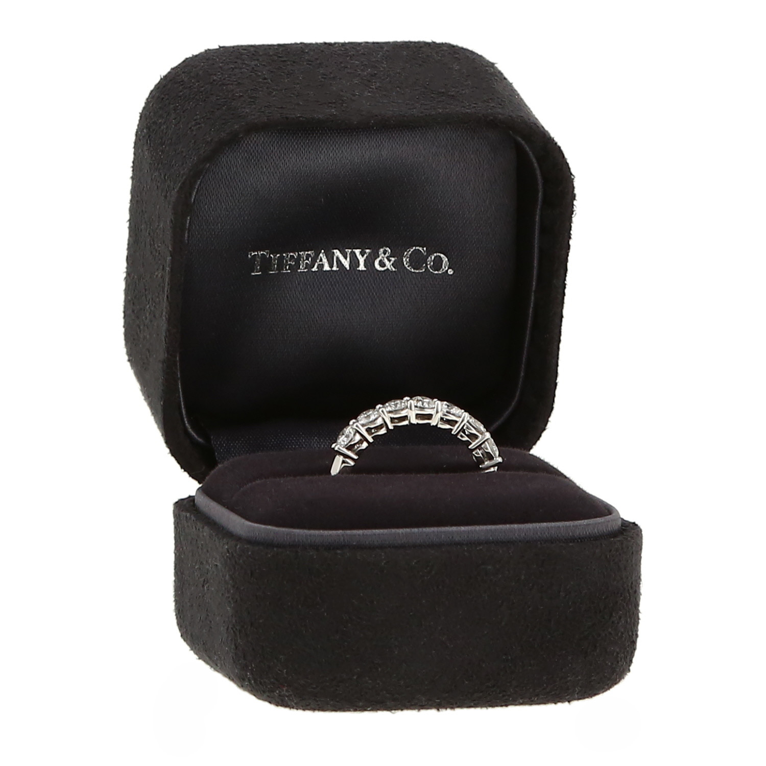 Fede nuziale Tiffany & Co  in platino e diamanti - Detail D2