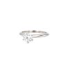 Bague solitaire Tiffany 
Co Setting en platine et diamant - 00pp thumbnail