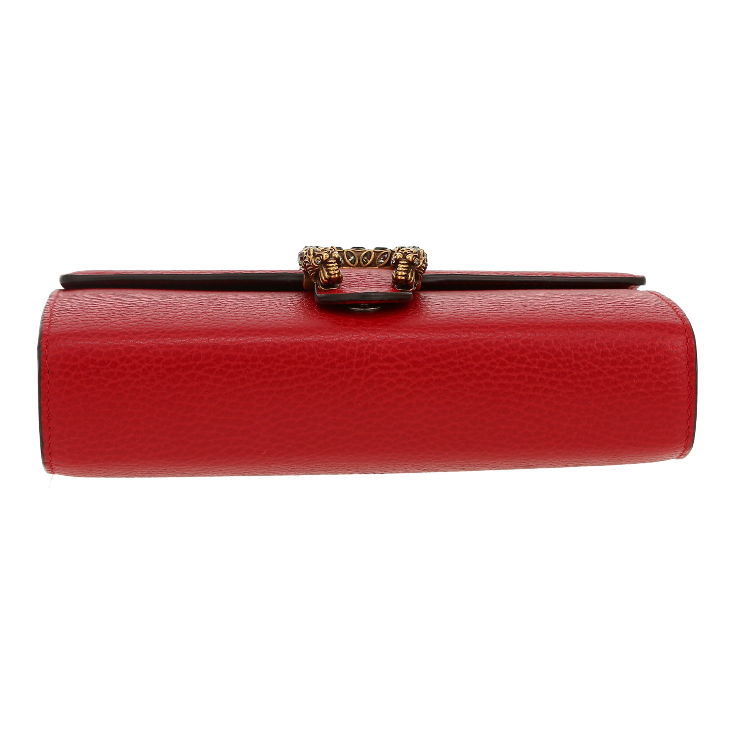 Gucci  Dionysus shoulder bag  in red leather - Detail D1