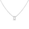 Pendentif Cartier C de Cartier en or blanc et diamants - 00pp thumbnail