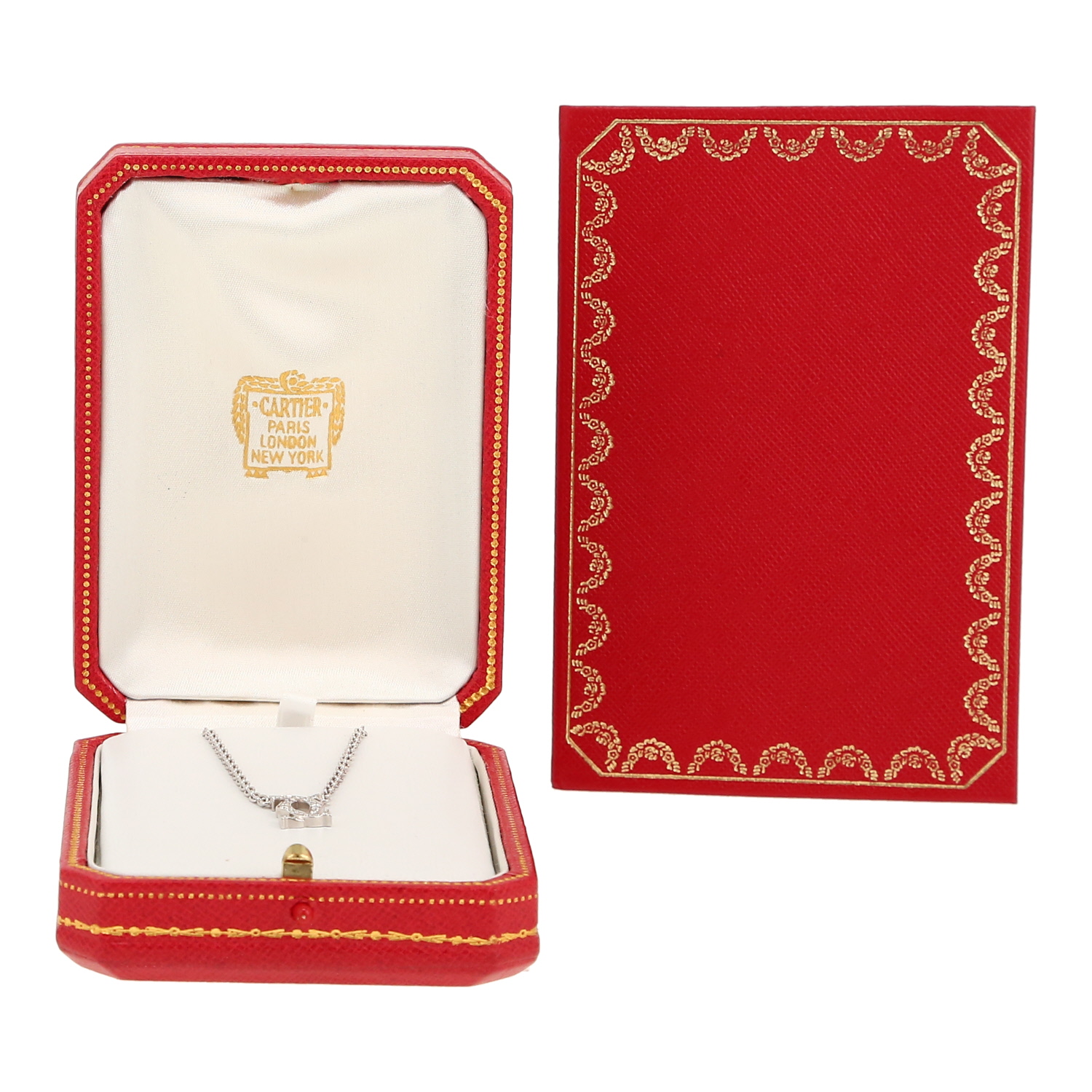 Cartier C de Cartier pendant in white gold and diamonds - Detail D2