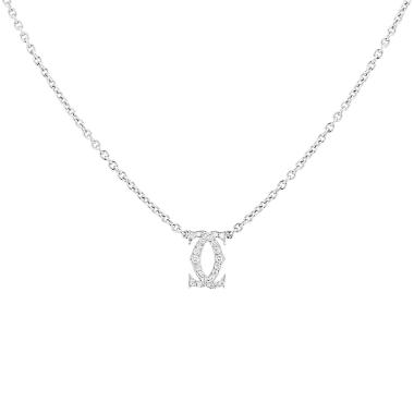 Cartier C de Cartier pendant in white gold and diamonds