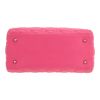 Dior  Lady Dior handbag  in pink leather cannage - Detail D1 thumbnail