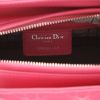 Sac à main Dior  Lady Dior en cuir cannage rose - Detail D2 thumbnail