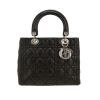 Borsa Dior  Lady Dior in pelle cannage nera - 360 thumbnail