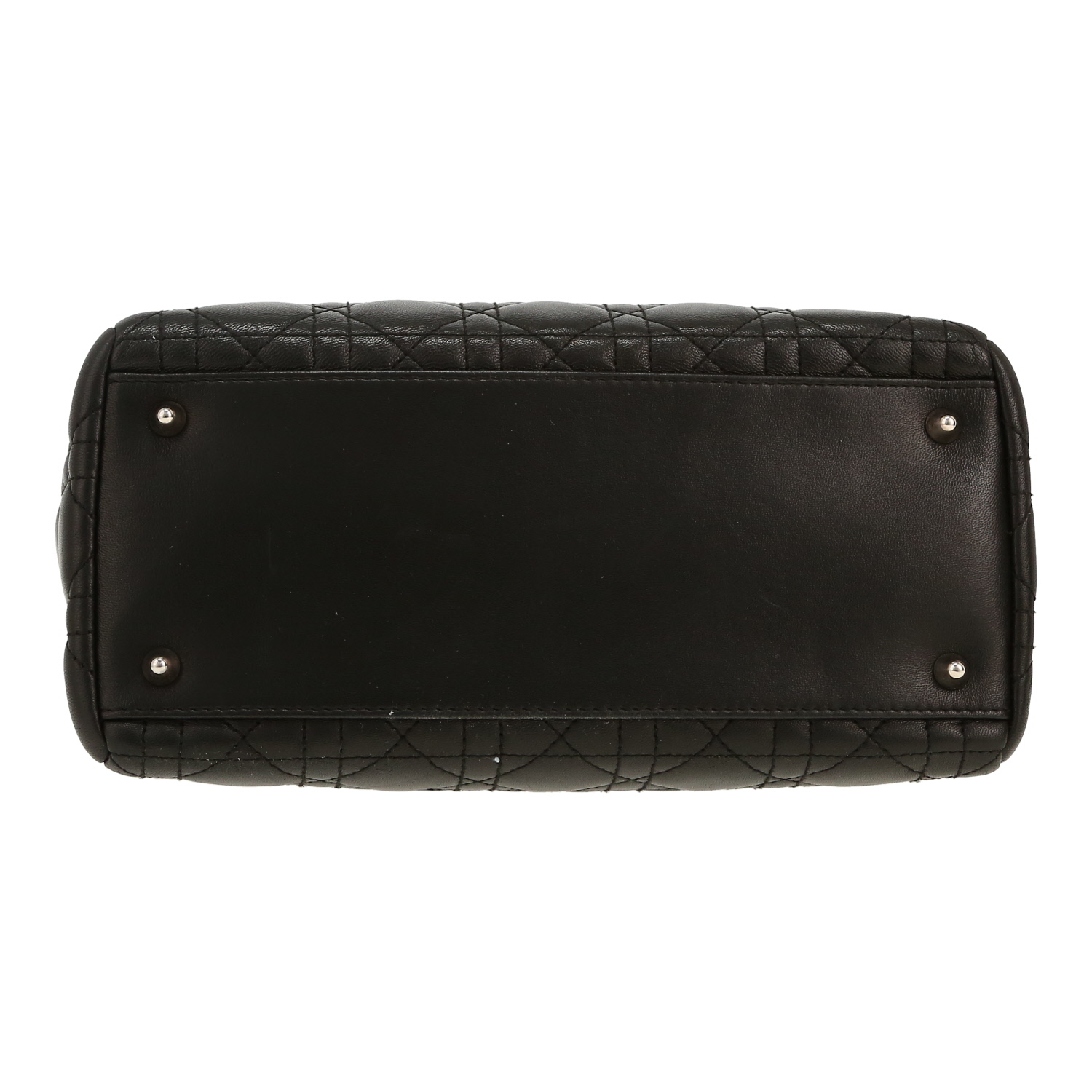 Borsa Dior  Lady Dior in pelle cannage nera - Detail D1