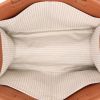 Sac cabas Loewe  Cushion en toile bleu-ciel et cuir marron - Detail D3 thumbnail