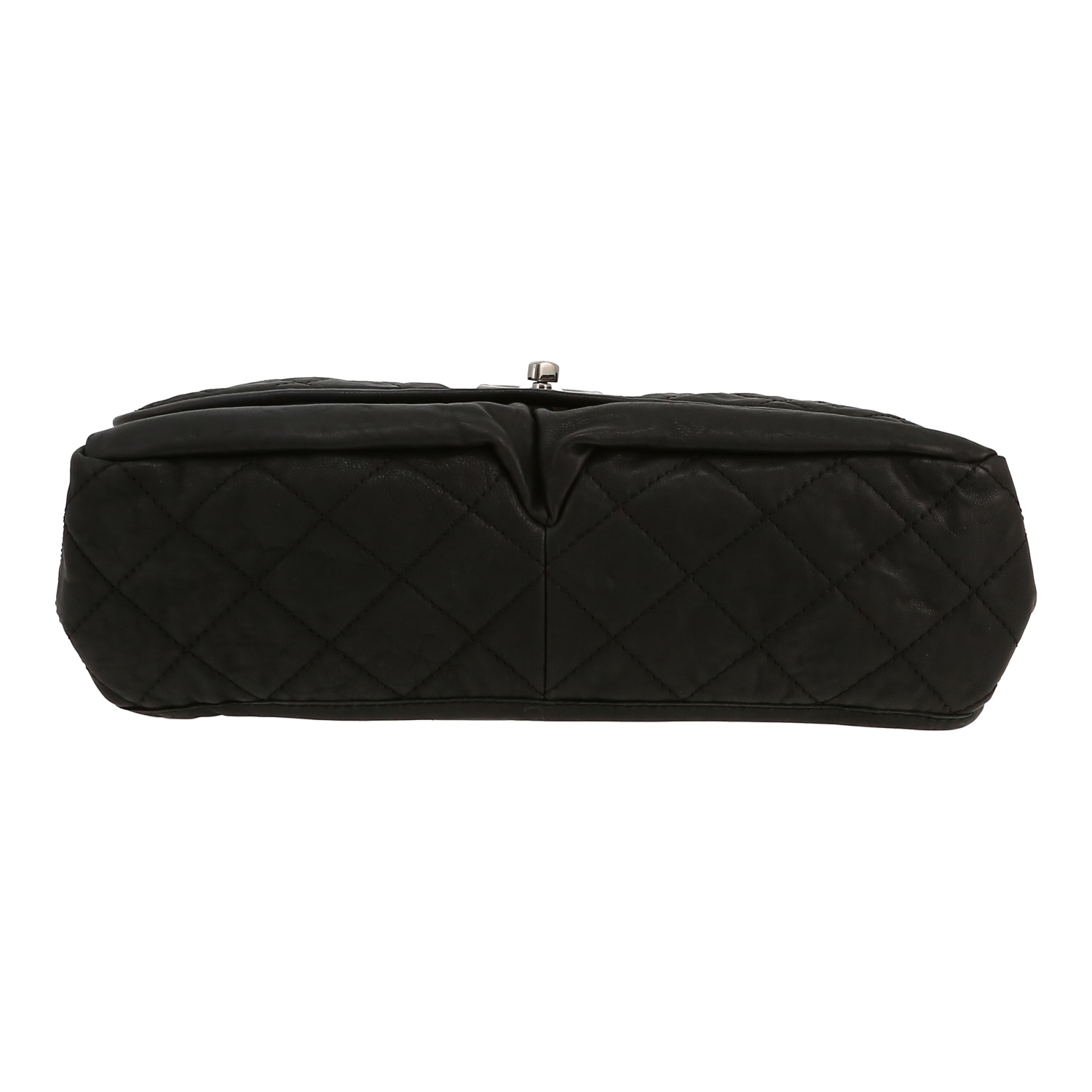 Borsa a tracolla Chanel  Timeless in pelle trapuntata nera - Detail D1