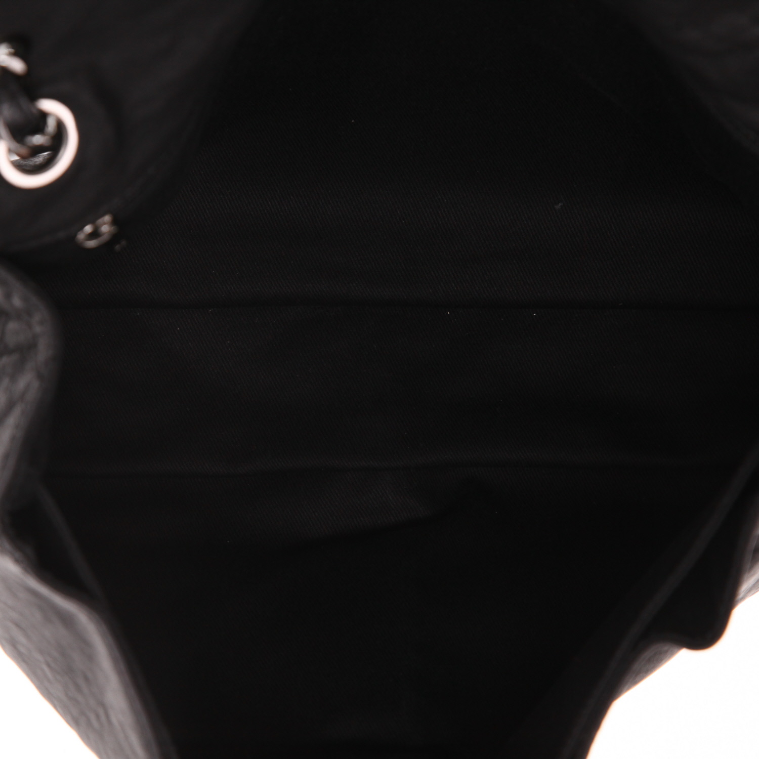 Borsa a tracolla Chanel  Timeless in pelle trapuntata nera - Detail D3