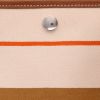 Hermès  Garden shopping bag  in beige, yellow, red and orange shading  canvas  and gold leather - Detail D2 thumbnail