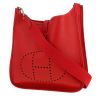 Hermès  Evelyne shoulder bag  in red epsom leather - 00pp thumbnail