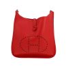 Hermès  Evelyne shoulder bag  in red epsom leather - 360 thumbnail