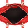 Dior  Lady Dior handbag  in red leather cannage - Detail D3 thumbnail