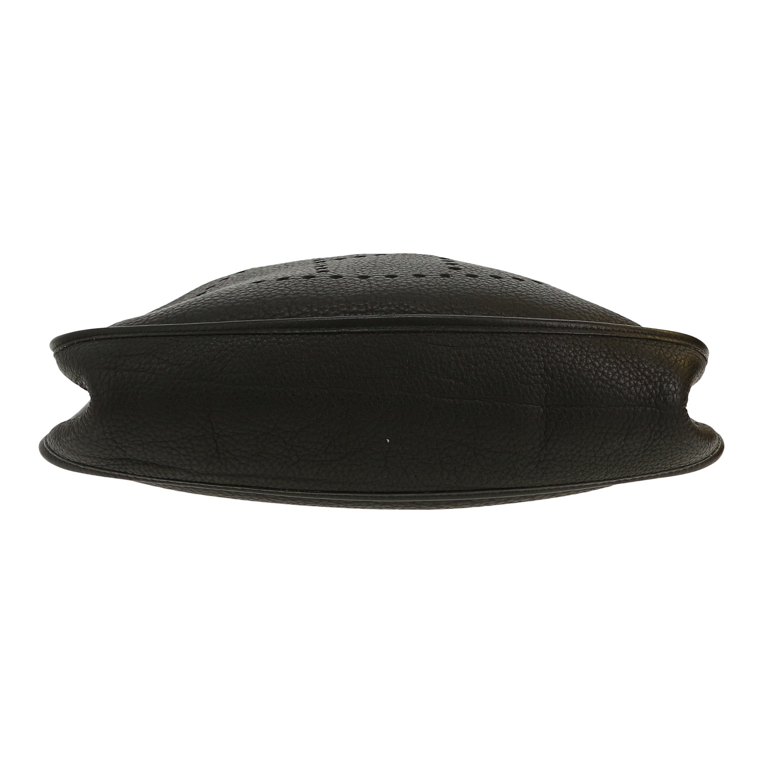 Bolso bandolera Hermès  Evelyne en cuero togo negro - Detail D1