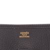 Hermès  Evelyne shoulder bag  in black togo leather - Detail D2 thumbnail