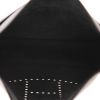 Sac bandoulière Hermès  Evelyne en cuir epsom noir - Detail D3 thumbnail