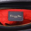 Sac à main Dior  Lady Dior en cuir cannage bleu-marine - Detail D2 thumbnail