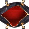Sac à main Dior  Lady Dior en cuir cannage bleu-marine - Detail D3 thumbnail