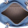Sac à main Dior  Lady Dior en cuir cannage bleu - Detail D3 thumbnail
