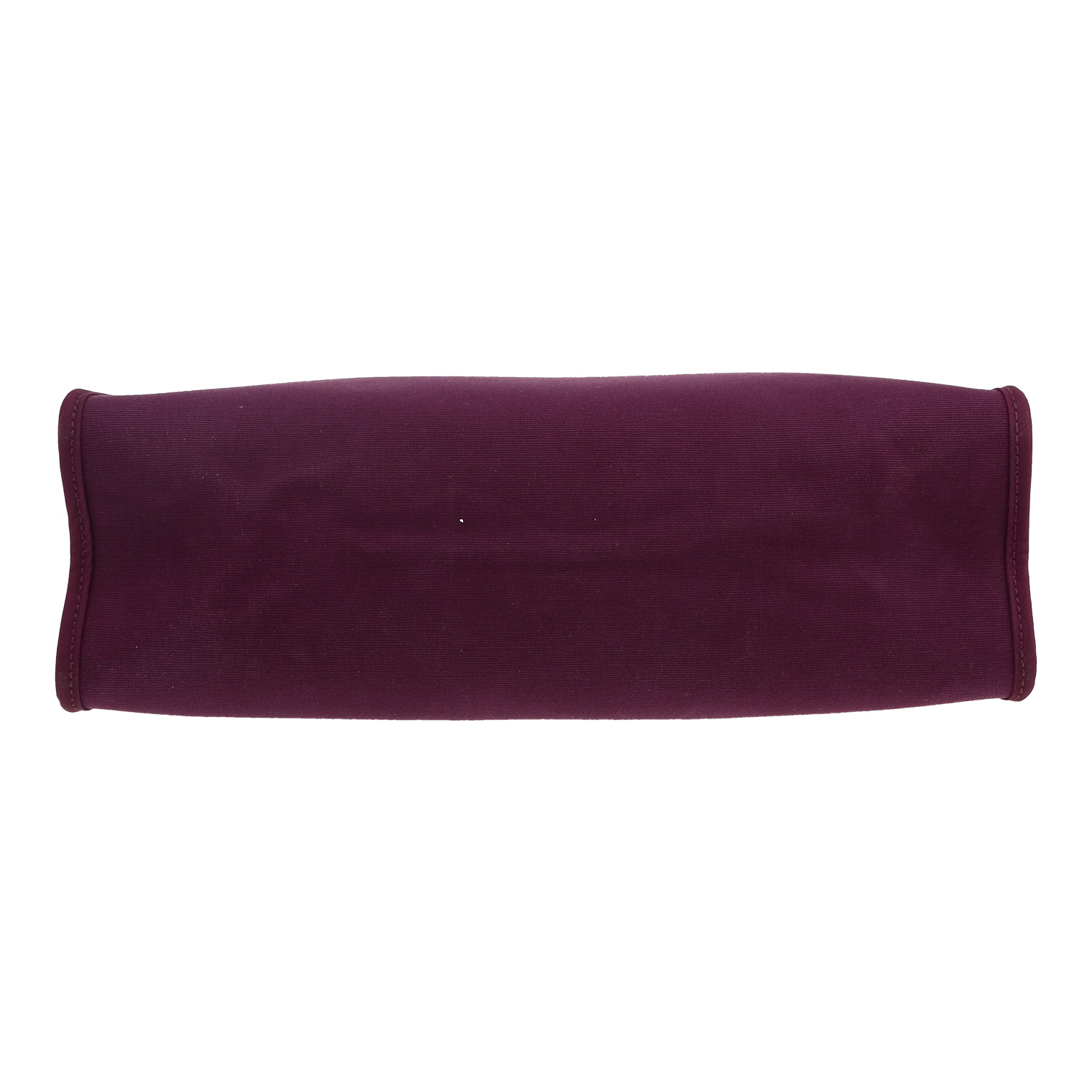 Sac porté épaule ou main Hermès  Herbag en toile violette et vache Hunter - Detail D1