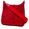 Sac bandoulière Hermès  Evelyne en cuir togo rouge Piment - 00pp thumbnail