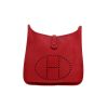 Sac bandoulière Hermès  Evelyne en cuir togo rouge Piment - 360 thumbnail