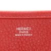 Sac bandoulière Hermès  Evelyne en cuir togo rouge Piment - Detail D2 thumbnail