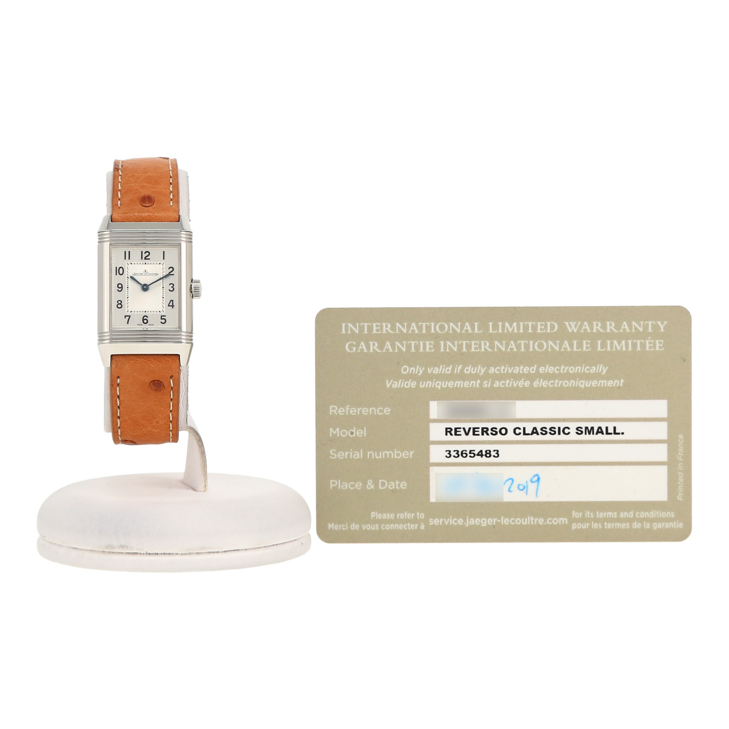 Orologio Jaeger-LeCoultre Reverso Classic Small in acciaio Ref: Jaeger-LeCoultre - 211.8.44  - Detail D2