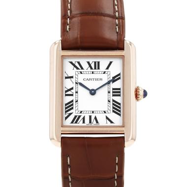 Cartier Tank Solo  in pink gold and stainless steel Ref: Cartier - 3168  Circa 2010