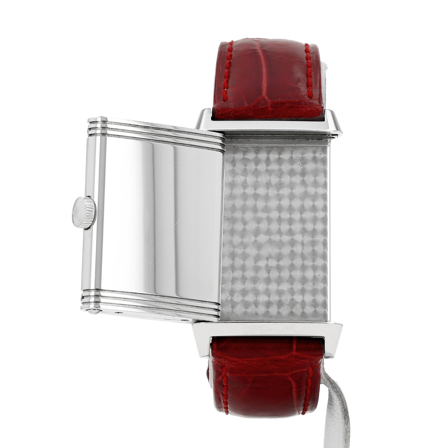 Jaeger-LeCoultre Reverso-Joaillerie  in stainless steel Ref: Jaeger-LeCoultre - 268.8.86  Circa 2010 - Detail D3