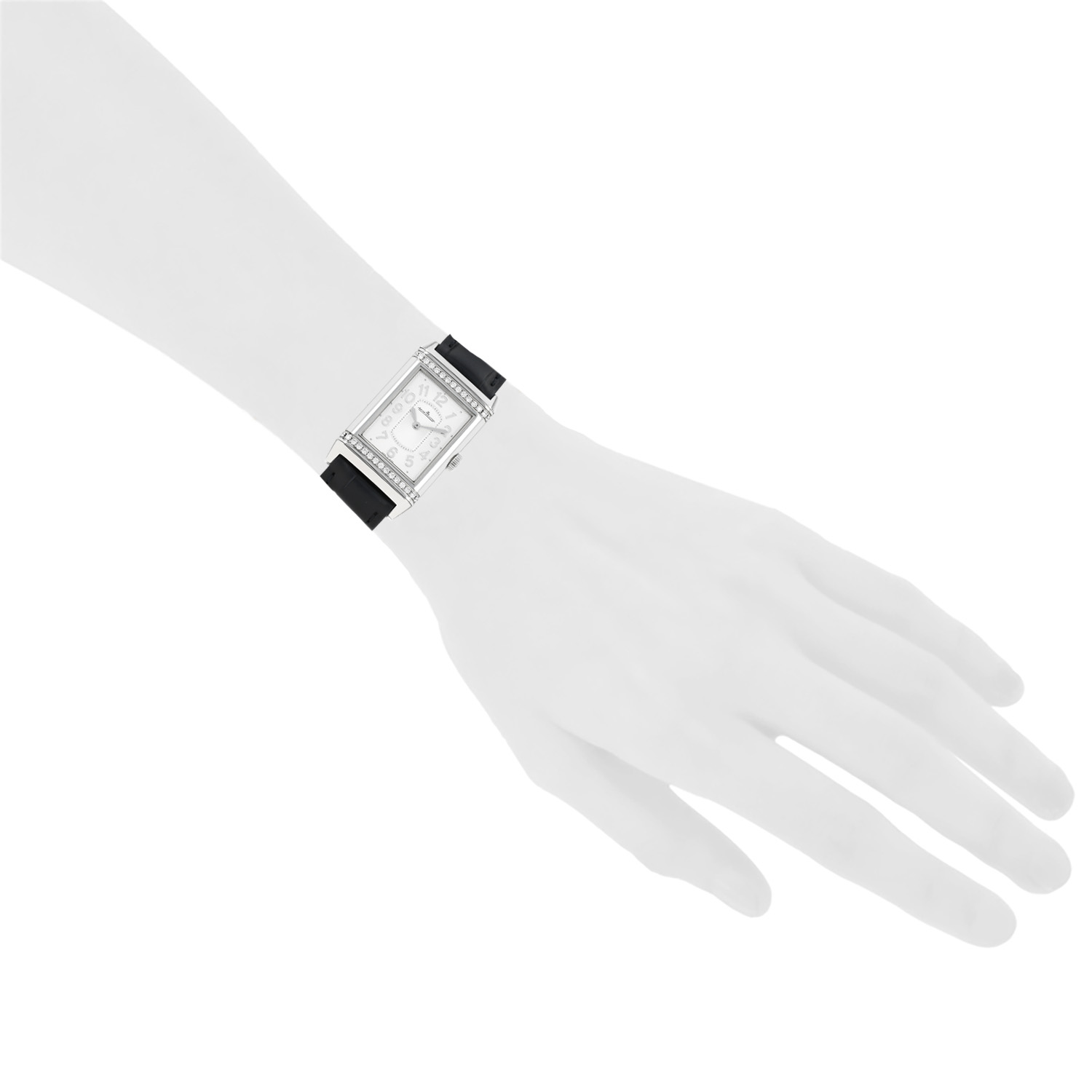 Reloj Jaeger-LeCoultre Reverso Grande Ultra Thin de acero Ref: Jaeger-LeCoultre - 268.8.86  Circa 2010 - Detail D1