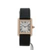 Orologio Cartier Tank Solo in oro rosa e acciaio Ref: Cartier - 3168  Circa 2010 - 360 thumbnail