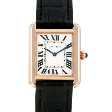 Cartier Tank Solo  in pink gold and stainless steel Ref: Cartier - 3168  Circa 2010