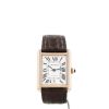 Cartier Tank Solo  large model  in pink gold and stainless steel Ref: Cartier - 3514  Circa 2010 - 360 thumbnail