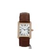 Cartier Tank Solo  large  in pink gold and stainless steel Ref: Cartier - 3167  Circa 2010 - 360 thumbnail