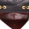 Chanel  Timeless Maxi Jumbo shoulder bag  in black quilted leather - Detail D3 thumbnail