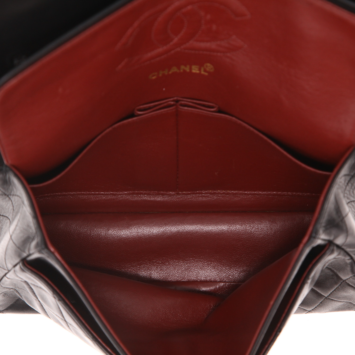 Borsa Chanel  Timeless Classic in pelle trapuntata nera - Detail D3