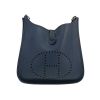 Hermès  Evelyne shoulder bag  in blue Fjord leather - 360 thumbnail
