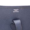 Hermès  Evelyne shoulder bag  in blue Fjord leather - Detail D2 thumbnail