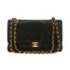 Chanel  Timeless Classic handbag  in black quilted leather - 360 thumbnail