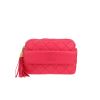 Borsa a tracolla Chanel  Camera in pelle trapuntata rosa - 360 thumbnail