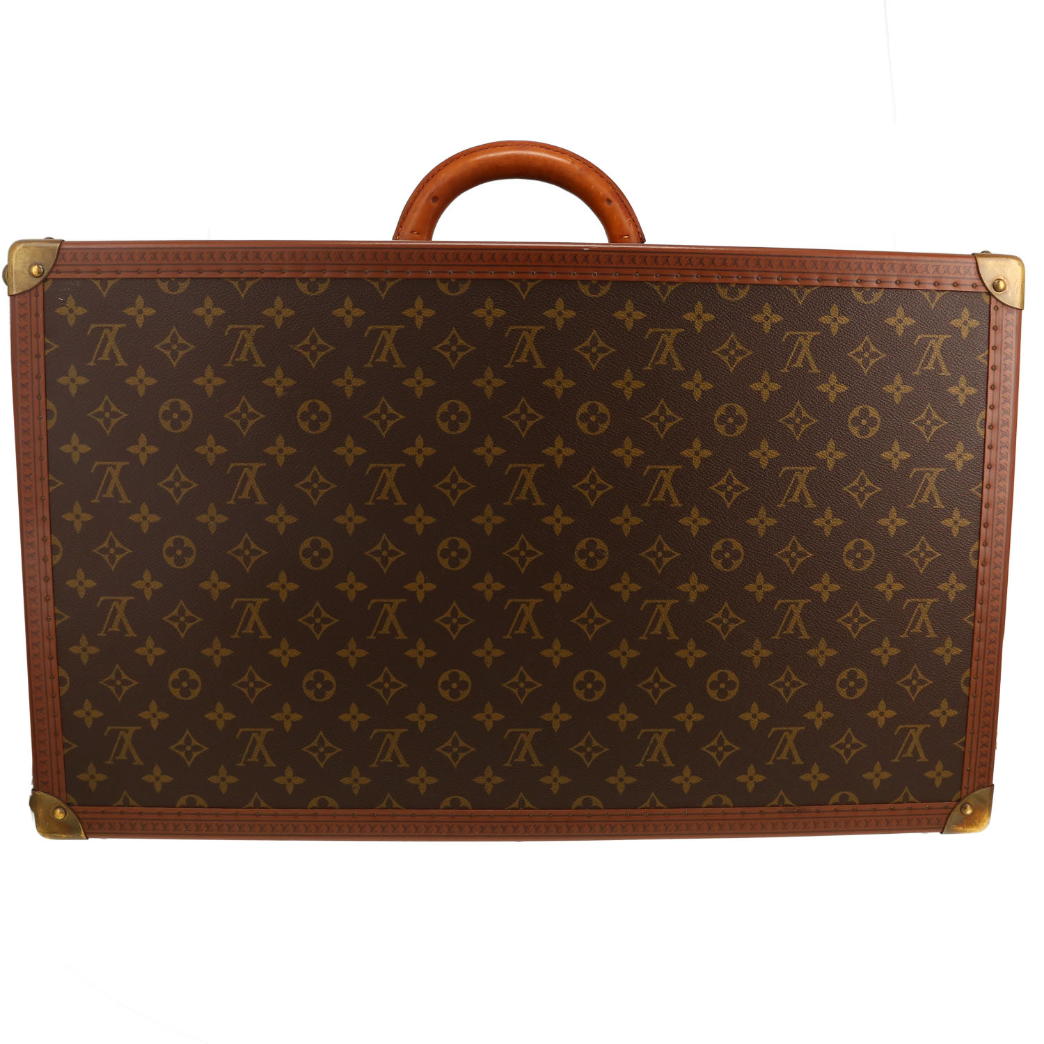 Valise Louis Vuitton Géminé en toile monogram marron - Detail D9
