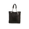 Sac à main Dior  Dior Soft en cuir cannage noir - 360 thumbnail